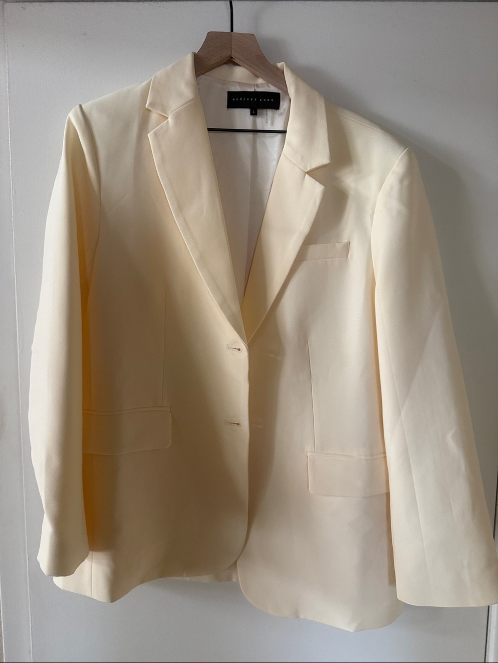 Endless Rose Cream Tailored Blazer